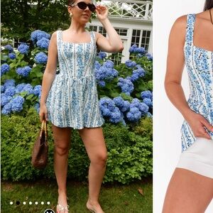 Nina Skort Dress in Blue Bliss Stripe